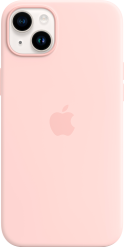 Apple iPhone 14 Plus -silikonikuori MagSafe Kalkkiroosa