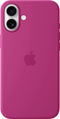 Apple iPhone 16 Plus -silikonikuori MagSafe Fuksia