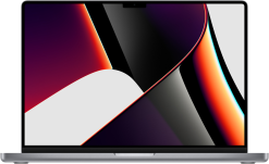 Apple MacBook Pro 16 (2021) M1 Pro 10-coreCPU/16-coreGPU/16GB/1TB/tähtiharmaa
