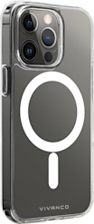Apple iPhone 13 Pro MagSafe -silikonikuori Vivanco kirkas