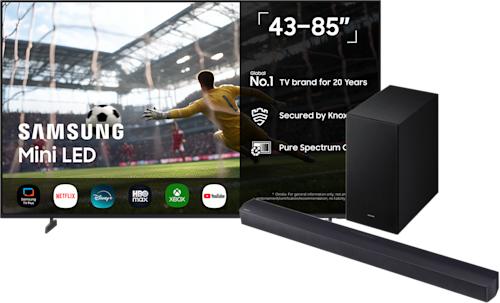 Samsung M72H 65 tuumainen 4K Mini LED TV (2026) + HW-B46CF SOUNDBAR