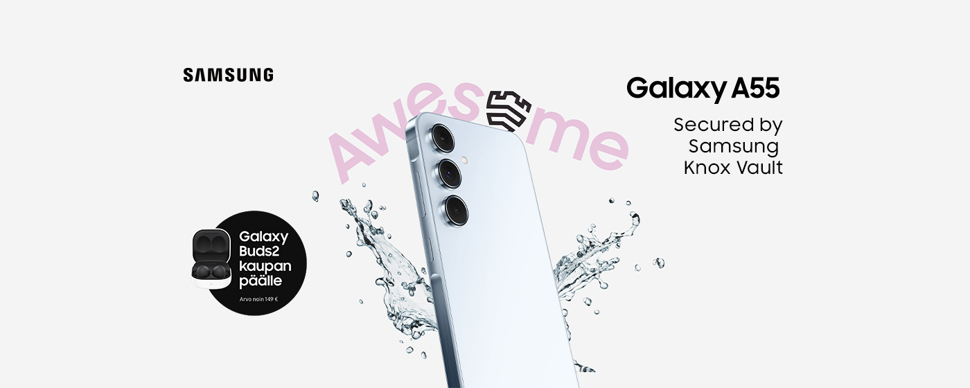 Samsung Galaxy A55 Buds2 Elisa