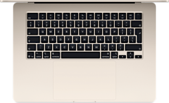Apple MacBook Air 15 (2025) M4 10-coreCPU/10-coreGPU/16GB/512GB tähtivalkea