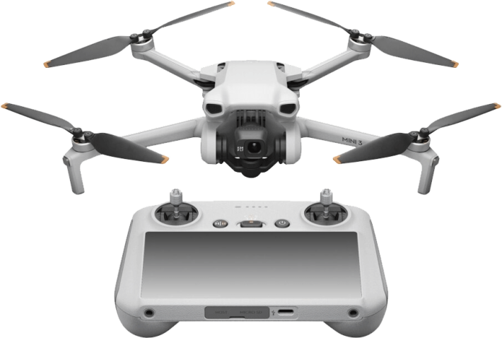 DJI Mini 3 Fly More Combo -drone + DJI RC kauko-ohjain