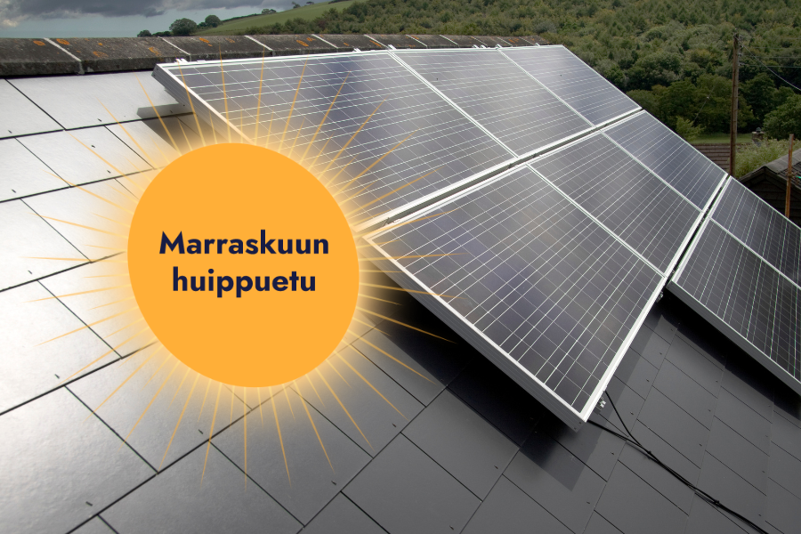 aurinkopaneelit talon katolla