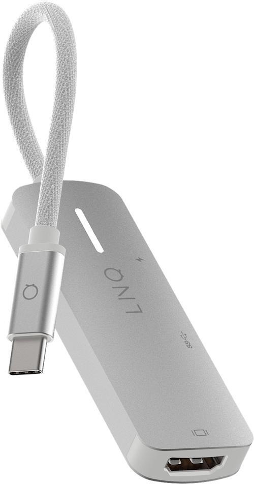 LINQ 3 in 1 USB-C Multiport Hub -adapteri