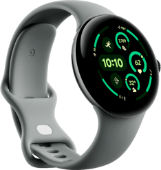 Google Pixel Watch 3 45mm 4G Matte Hazel Aluminum/Hazel-ranneke