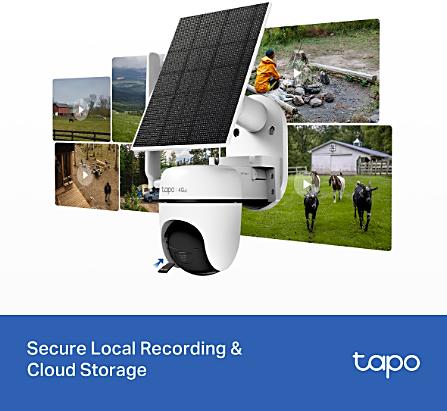 TP-Link Tapo C615G KIT 4G valvontakamera aurinkopaneelilla
