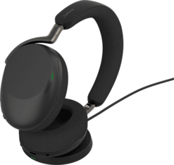 Jabra Evolve3 85 Link390C MS Stereo -langattomat kuulokkeet musta