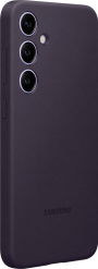Samsung Galaxy S24+ -silikonikuori Tumma Violetti