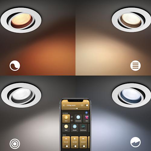 Philips Hue upotettava Centura-kohdevalaisin 3 kpl