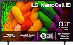LG 65 tuumainen NanoCell AI NANO8E 4K TV (2025)