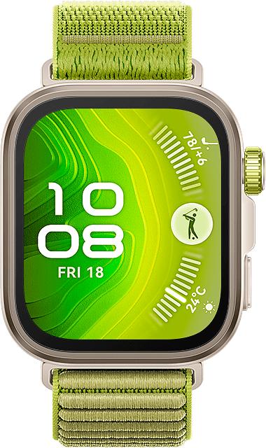 Huawei Watch Fit 4 Pro Vihreä nylonranneke