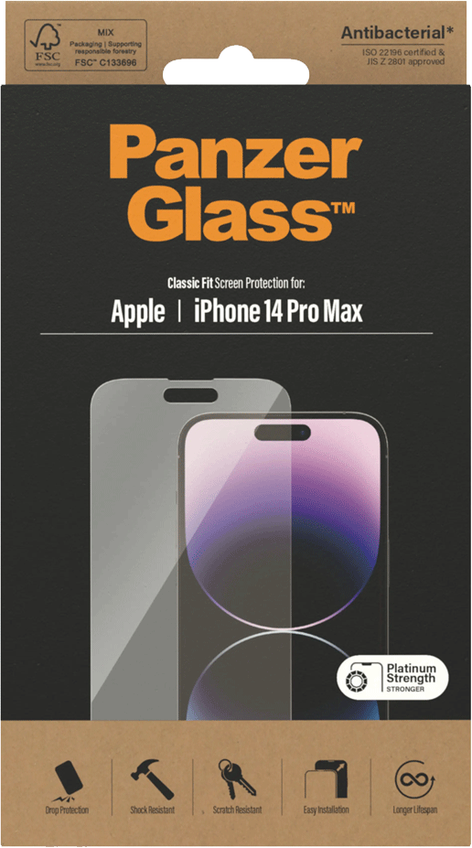 PanzerGlass iPhone 14 Pro Max -näytönsuojalasi
