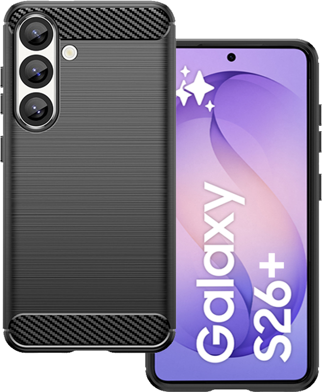 Insmat Samsung Galaxy S26+ -suojakuori Carbon