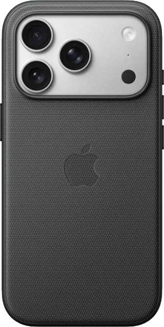 Apple iPhone 17 Pro TechWoven -suojakuori MagSafella Musta