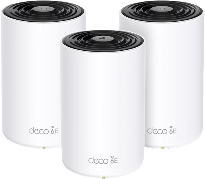 TP-Link Deco XE75 Pro AXE5400 WiFi6E mesh-reititin 3-Pack