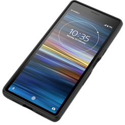 Sony Xperia 10 -suojakuori Style Cover musta