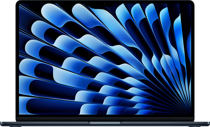 Apple MacBook Air 15 (2025) M4 10-coreCPU/10-coreGPU/16GB/512GB keskiyö