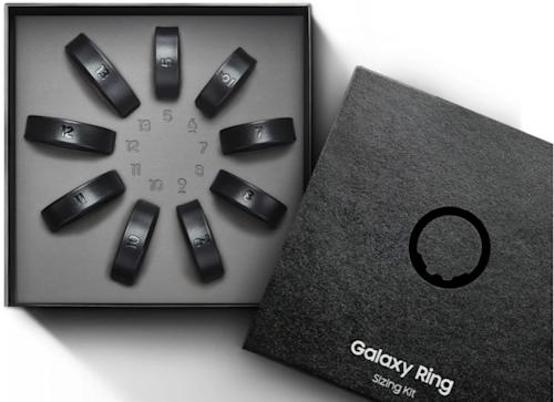 Samsung Galaxy Ring Sovitussetti koot 5-15