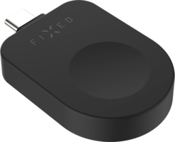 FIXED Apple Watch USB-C -langaton laturi musta
