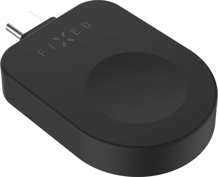 FIXED Apple Watch USB-C -langaton laturi musta