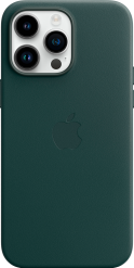 Apple iPhone 14 Pro Max nahkakuori MagSafella Metsänvihreä