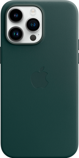 Apple iPhone 14 Pro Max nahkakuori MagSafella Metsänvihreä