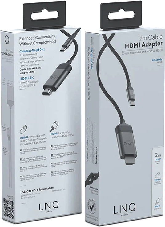 LINQ 4K USB-C-HDMI -kaapeli