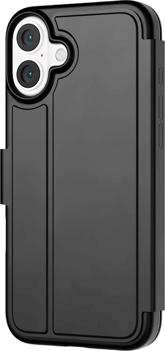 Tech21 Evo Lite iPhone 16 Plus -lompakkokotelo Musta