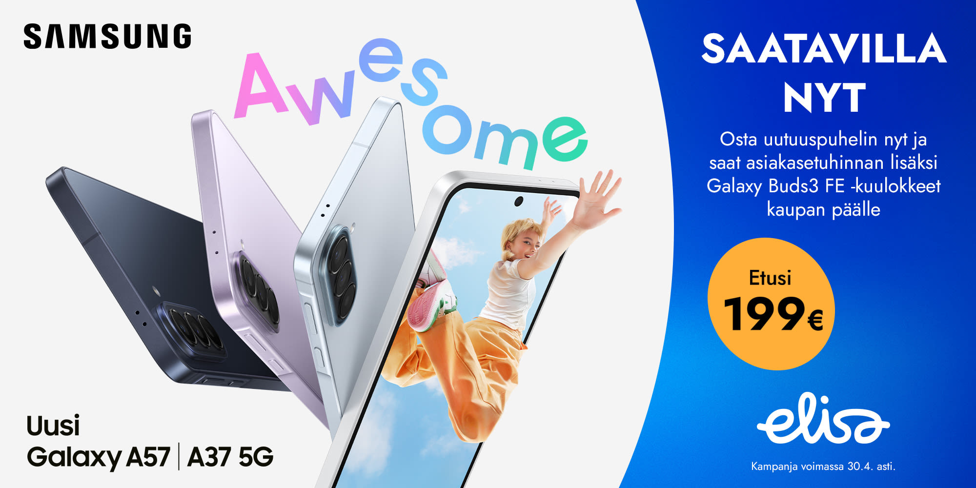 Samsung Galaxy A57 ja A37 