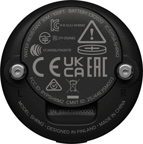 Suunto Smart Heart Rate 2 -sykevyö XS-S