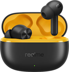 Realme Buds T200 Lite -langattomat kuulokkeet Volt Black