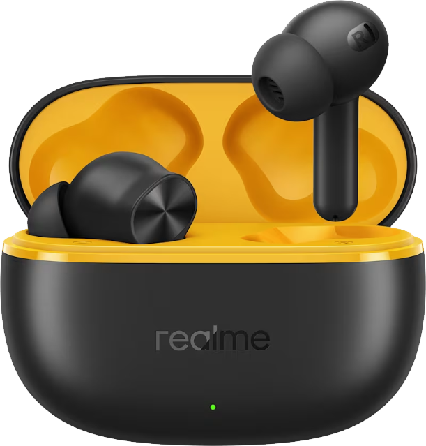 Realme Buds T200 Lite -langattomat kuulokkeet Volt Black