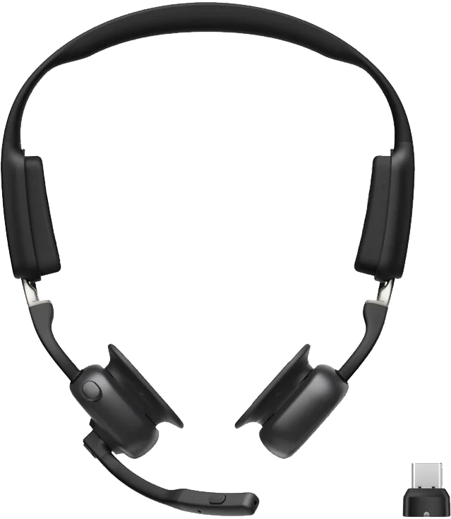 Shokz OpenMeet UC -langattomat luujohdekuulokkeet USB-C