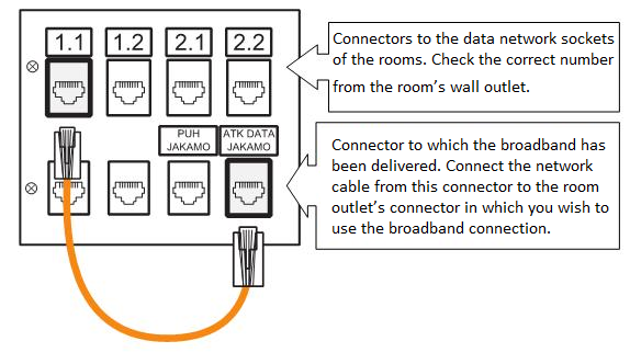image of connections in an ethernet outlet