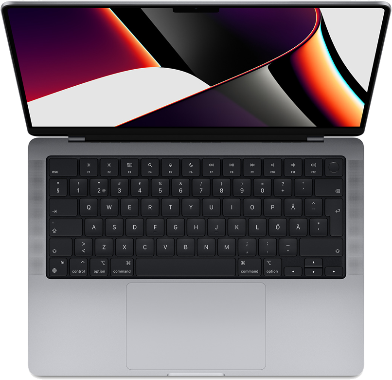 Apple MacBook Pro 14 (2021) M1 Pro 10-coreCPU/16-coreGPU/16GB/1TB/tähtiharmaa