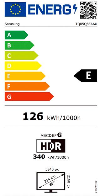 Samsung Q8FA 85 tuumainen QLED TV (2025)