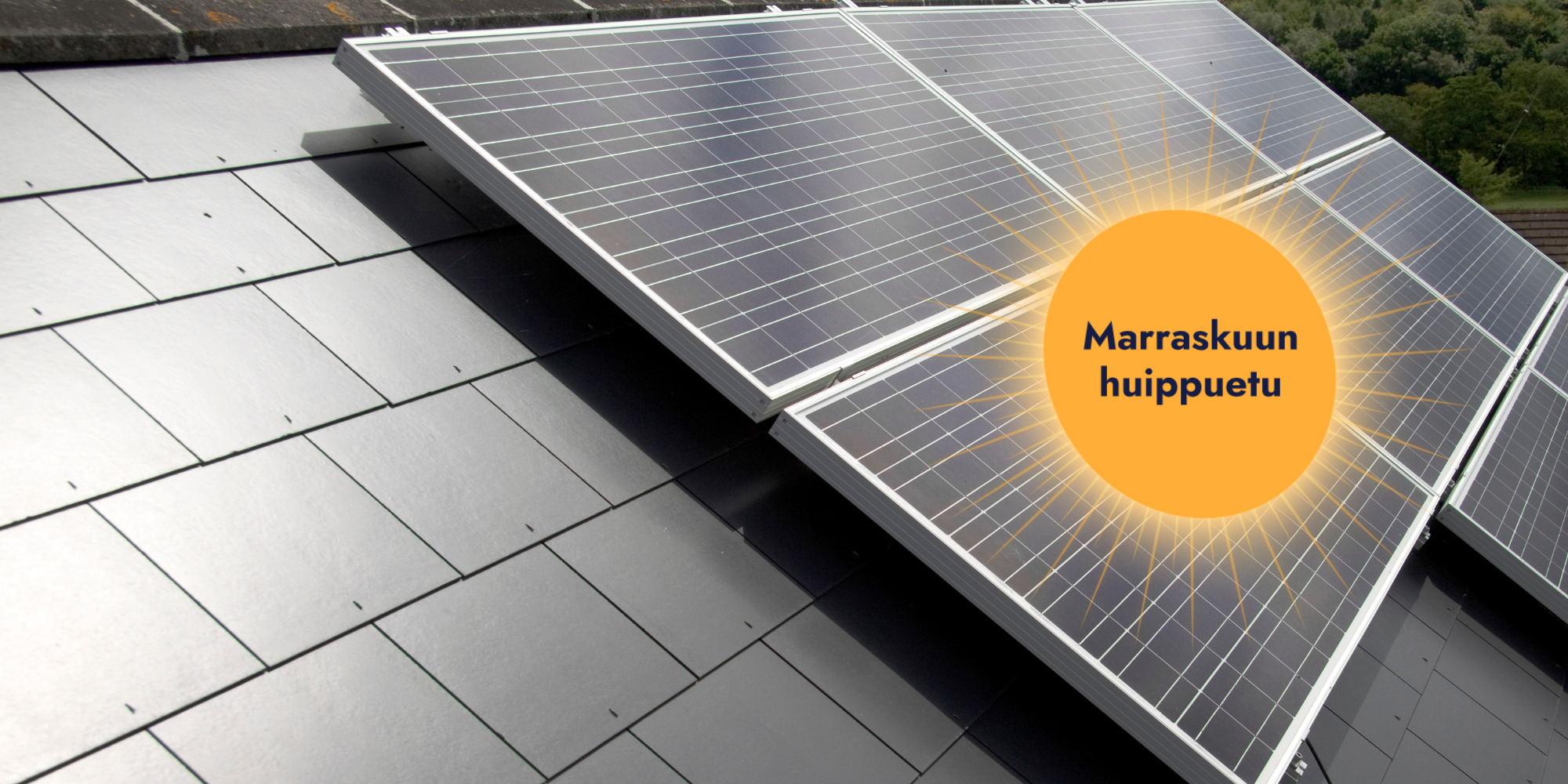 aurinkopaneelit talon katolla