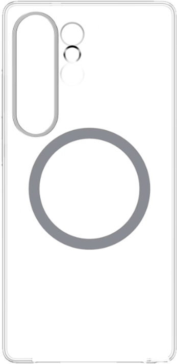 Samsung Galaxy S25 Ultra Clear Magnet Case -suojakuori kirkas