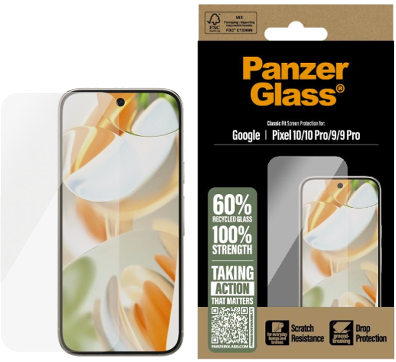 PanzerGlass Google Pixel 10/10 Pro/9/9 Pro -näytönsuojalasi