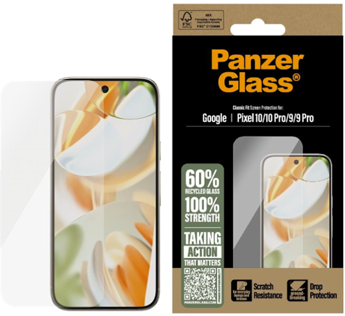PanzerGlass Google Pixel 10/10 Pro/9/9 Pro -näytönsuojalasi