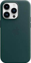 Apple iPhone 14 Pro nahkakuori MagSafella Metsänvihreä
