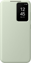 Samsung Galaxy S24 Smart View Wallet Case -suojakotelo Vihreä