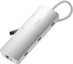 LINQ 8 in 1 PRO 140W USB-C Multiport Hub -adapteri