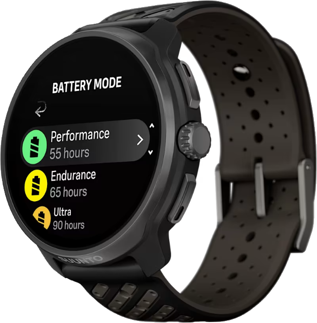 Suunto Race 2 Titanium -GPS-urheilukello Musta