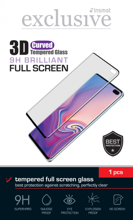 Insmat Samsung Galaxy Note10 -näytönsuojalasi 3D Brilliant Glass Full Screen