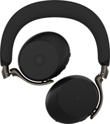 Jabra Evolve3 75 Link390C MS Stereo -langattomat kuulokkeet musta