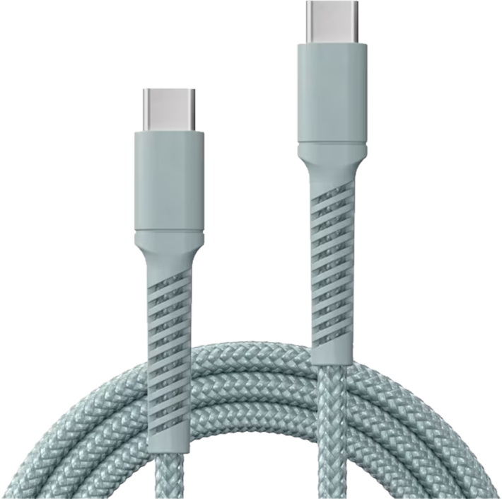 X2O Longlife 100W PD USB-C to USB-C 2 m -kaapeli sininen