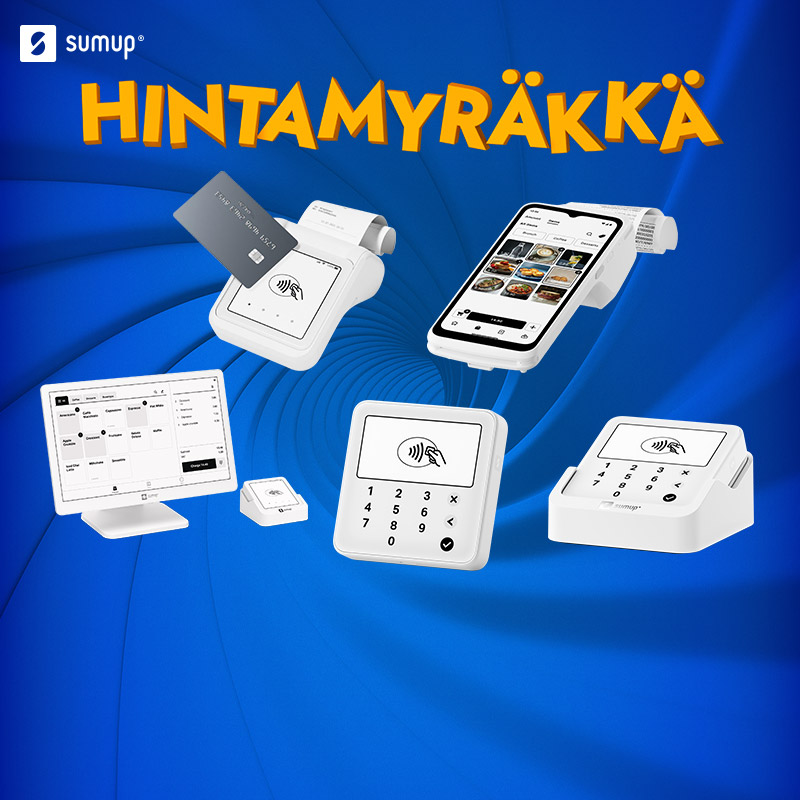Hintamyräkkä iski maksupäätteisiin